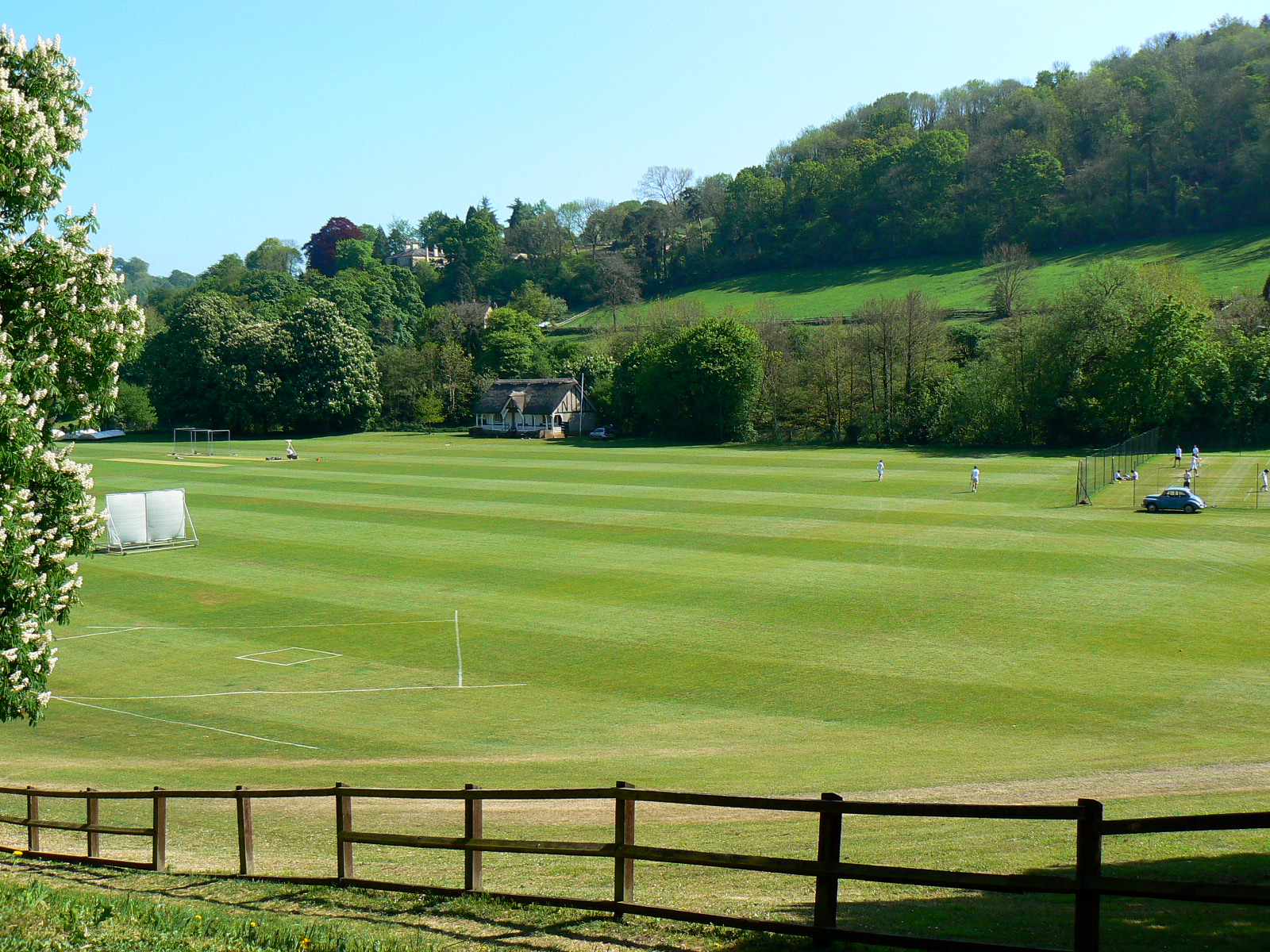 Cricket field, near Monkton Combe - geograph.org.uk - 422702